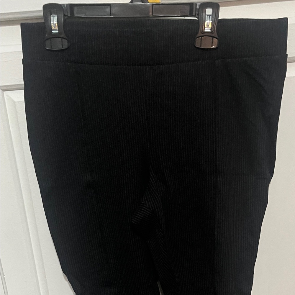 Time and Tru Black Ribbed Leggings